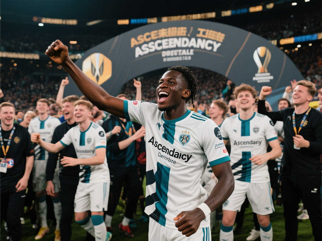 登贝莱晒照欢庆胜利：决赛在望